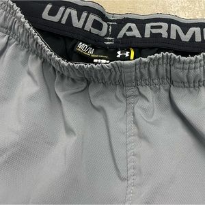 Men's Loose Training Stretch Shorts in Gray